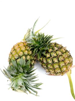 Pineapple on white background