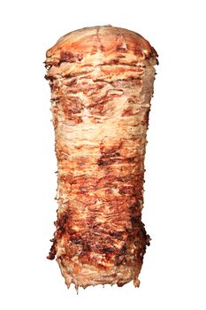 mix of kebab and donner isolated on a white background