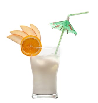 Pina Colada - Cocktail with Cream, Pineapple Juice and Rum