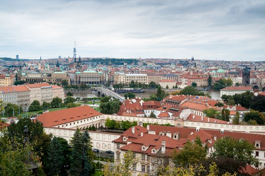 Cityscape of the Inner City in Prague