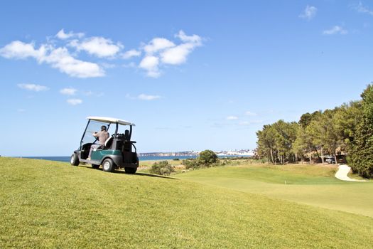 Golf course in the Algarve Portugal