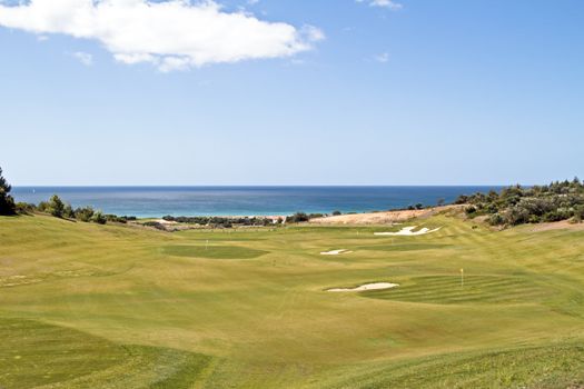 Golf course in the Algarve Portugal