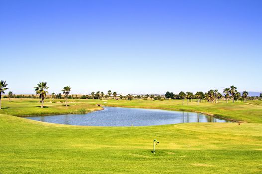 Golf course in the Algarve Portugal