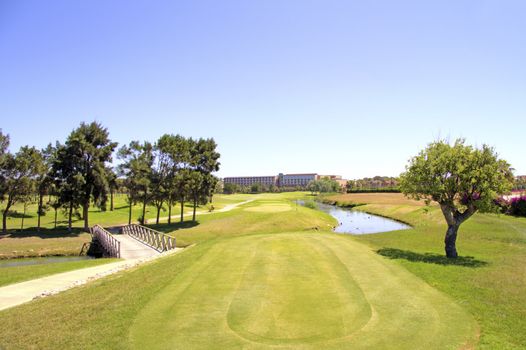 Golf course in the Algarve Portugal