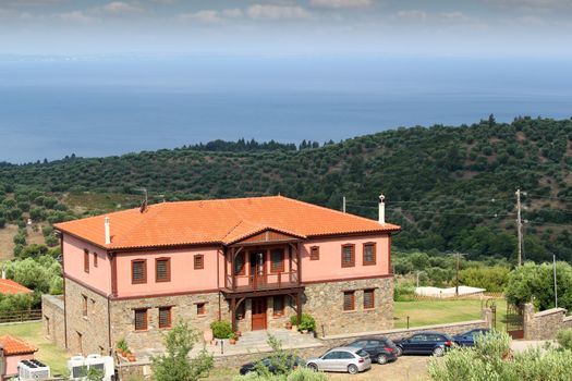 greece summer vacation landscape