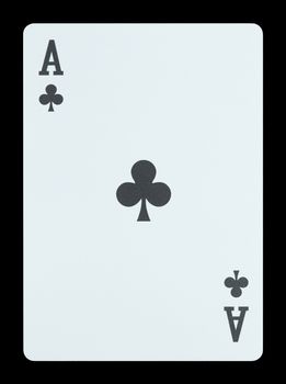 Playing cards - Ace of clubs