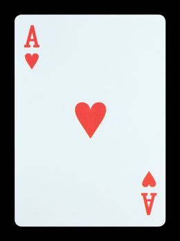 Playing cards - Ace of hearts