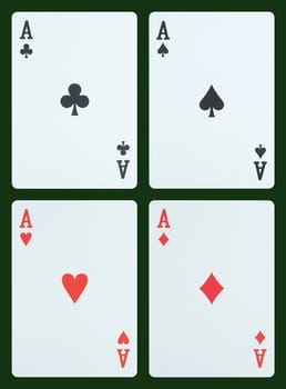 Playing cards - Aces