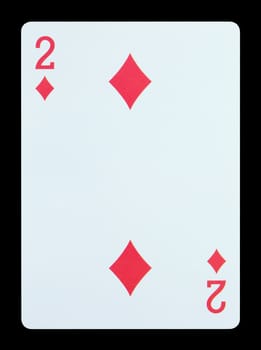 Playing cards - Two of diamonds