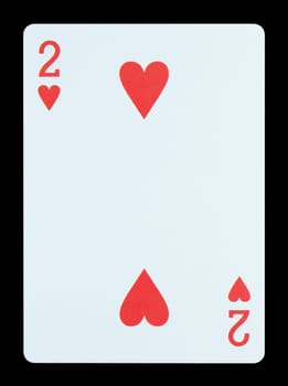 Playing cards - Two of hearts