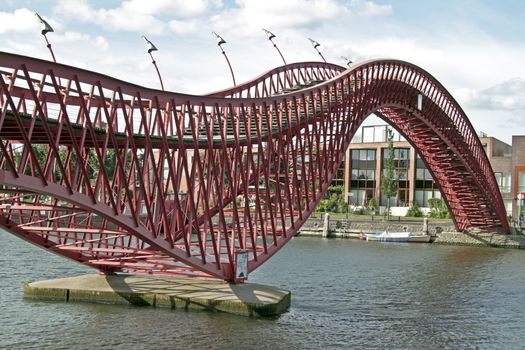 Python bridge in Amsterdam the Netherlands