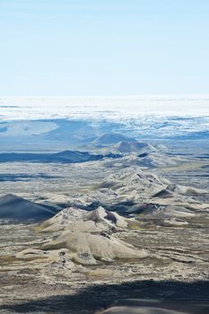Lakagigar is a row of appox. 130 volcanic craters on the Southern Iceland. The biggest one is the volcano Laki the eruption of which was one of the greatest disasters in the 18th century. 