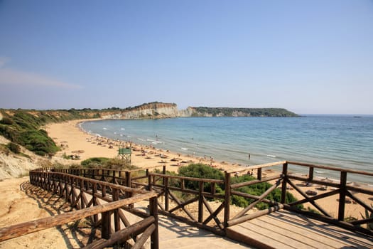 viewpoint of gerakas beach in the island of zakynthos