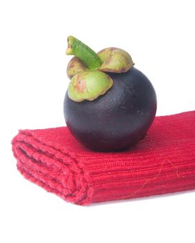 Mangosteen fruit. flesh queen of fruits.