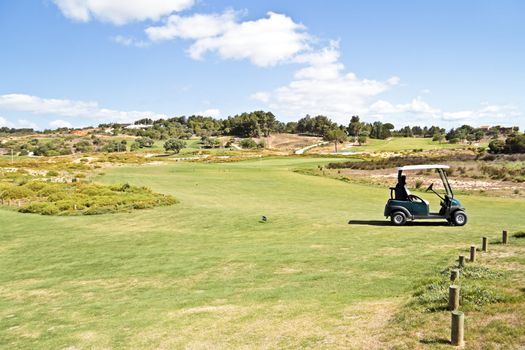 Golf course in the Algarve Portugal