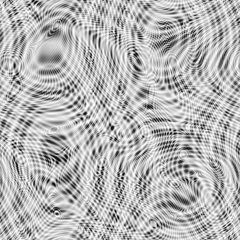 Seamless computer generated moir pattern