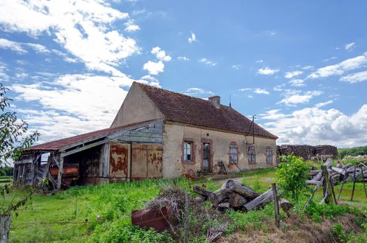 Old french farm in Burgundy.