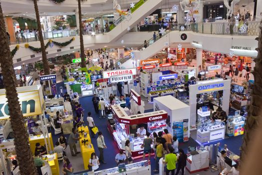 BANGKOK - DEC 23:Exhibition electronic records.on dec 23, 2012 in Bangkok, Thailand.