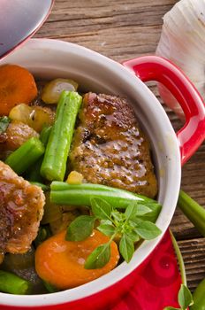 pork medallions in herbs