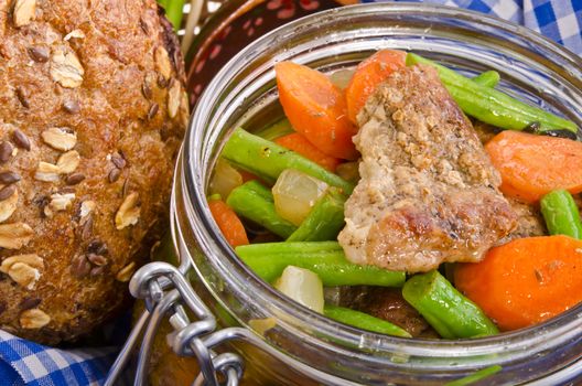 pork medallions in herbs