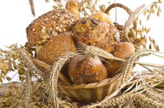 mixed bread rolls