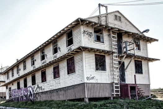 Abandoned Fort Ord Army Post in Monterey, California.