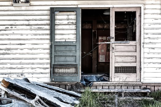 Abandoned Fort Ord Army Post in Monterey, California.