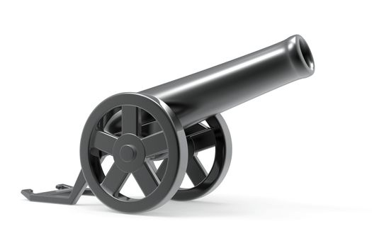 Cannon on a white background