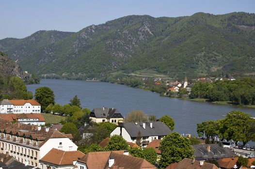 Village in Danube Valley in Austria