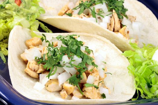 delicious chicken mexican tacos  perfect  meal or snack at any time  