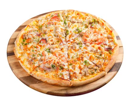 Tasty Italian pizza.Neapolitan,Close-up