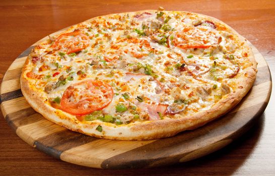 Cheese Pizza .Close-up