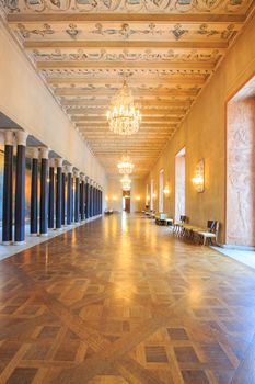 Architecture Stockholm City Hall corridor Interior Sweden