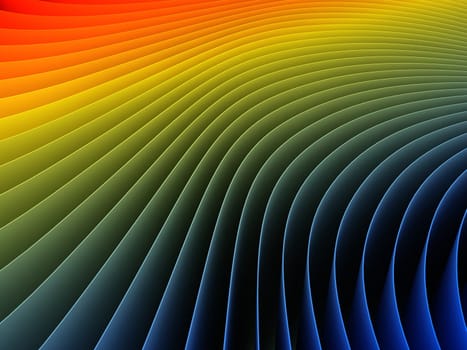 3d rendering colorful for pattern background