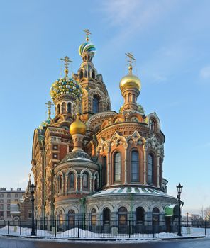 St. Petersburg, Russia, Orthodox Church "Spas at blood"