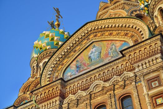 St. Petersburg, Russia, Orthodox Church "Spas at blood"