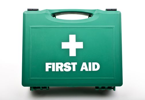 A First Aid Box on a white background.