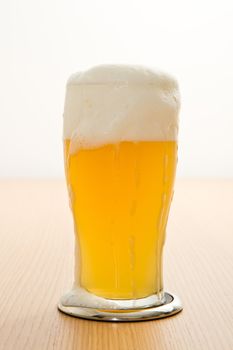 wheat beer in a glass