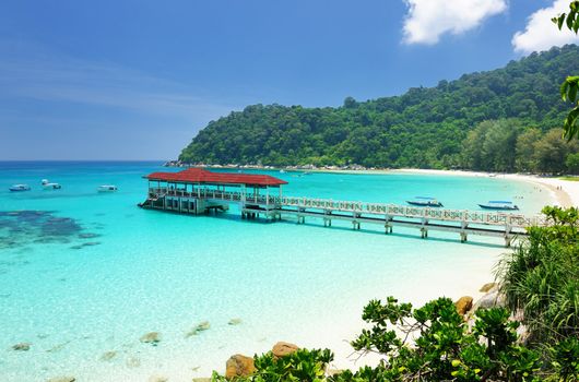 Beautiful beach at Perhentian islands, Malaysia