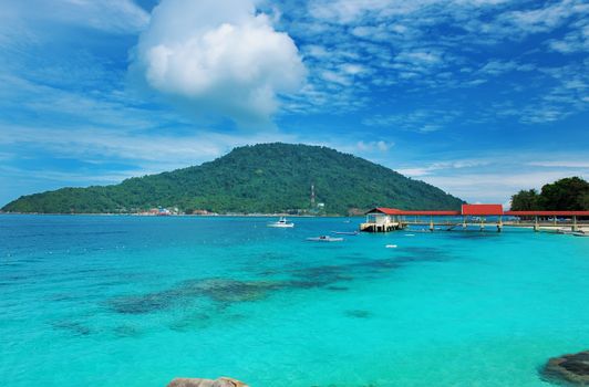 Beautiful seascape at Perhentian islands, Malaysia