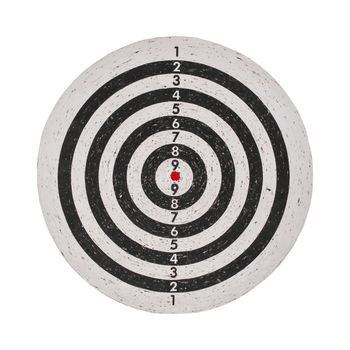 Success concept, target on dartboard