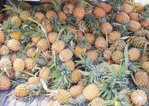Pile of pineapples