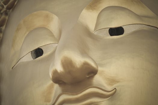 Golden Buddha face