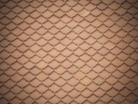 Red tiles roof pattern background