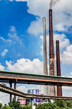 industry tubes and chimneys