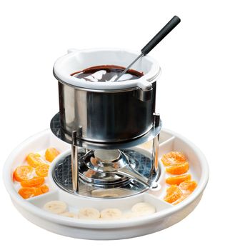 fondue with fruit