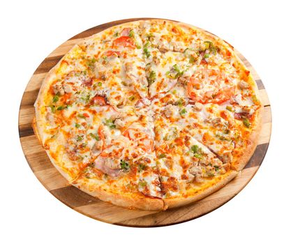 Tasty Italian pizza.Neapolitan,Close-up