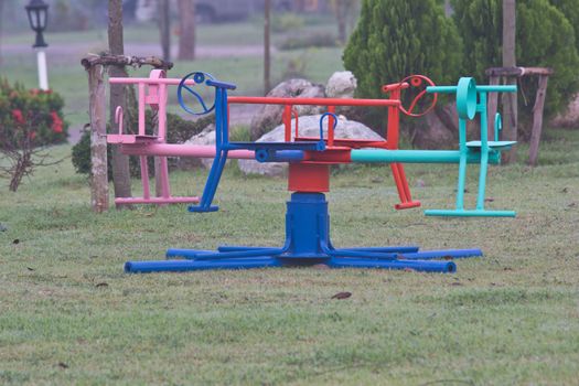 roundabout in the playpark