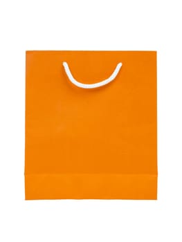 paper bag, orange color