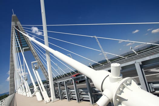 The Megyeri bridge detail - Hungary